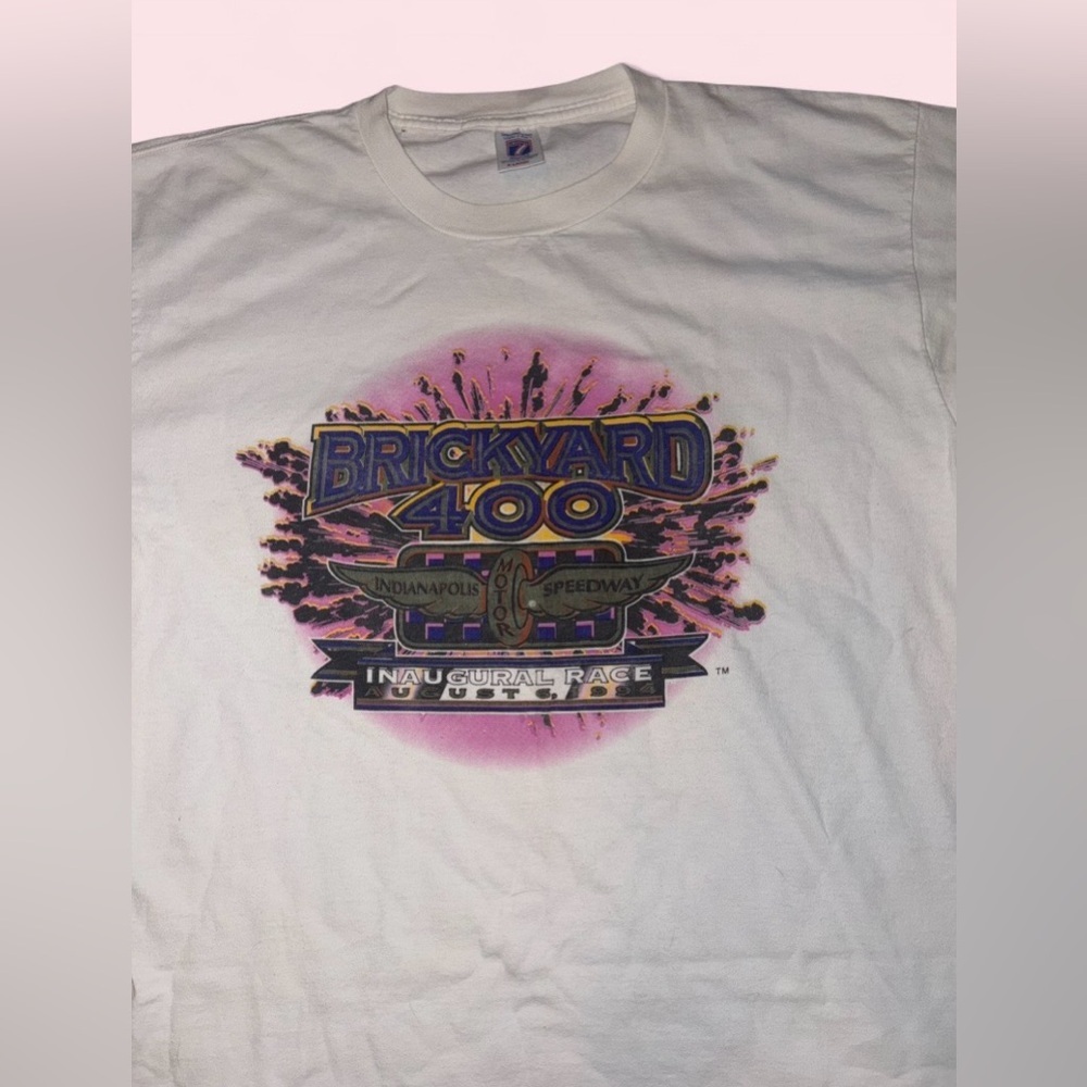 Vintage Brickyard 400 Inaugural Race Graphic Tee – XL - Picture 4 of 8